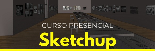 Curso presencial de SketchUp para projetos de arte e curadoria